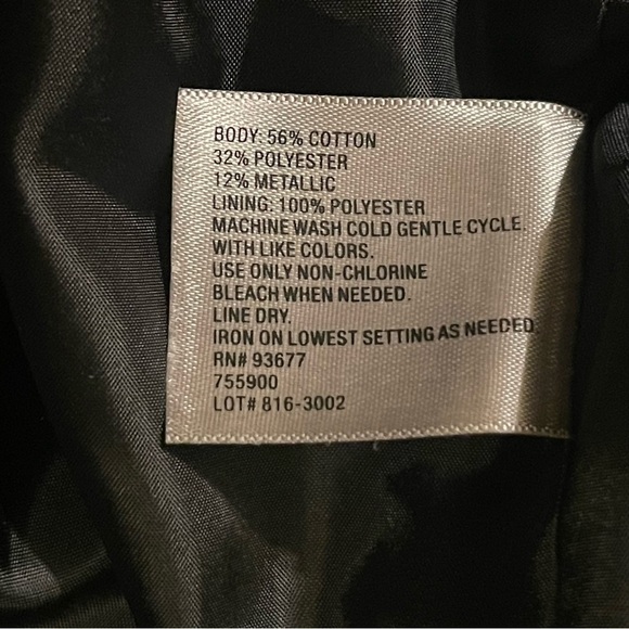 WORTHINGTON SNAKESKIN PRINT CROPPED PANTS SIZE 8 - Picture 3 of 8